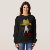 Kuh-Bauer Landwirtschaft Rancher Farm Sweatshirt (Vorne ganz)
