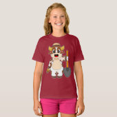 Kuh Bauer Shovel T-Shirt (Vorne ganz)