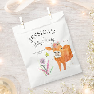 Kuh Bauernhof Tiere Land Baby Shower Mädchen Junge Geschenktütchen