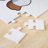 Kuh beim Laufen Puzzle (Seite)