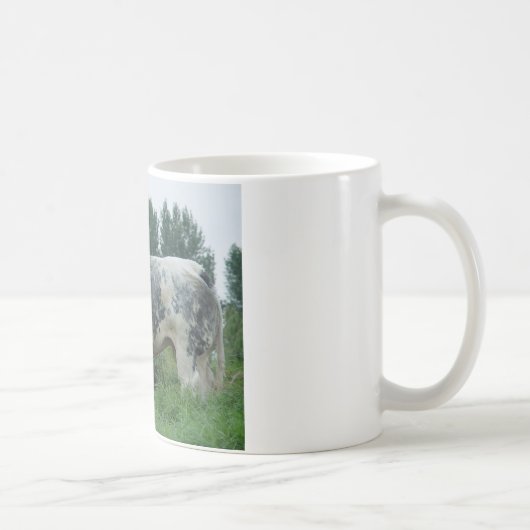 Kuh-belgisches Blau Kaffeetasse (Rechts)