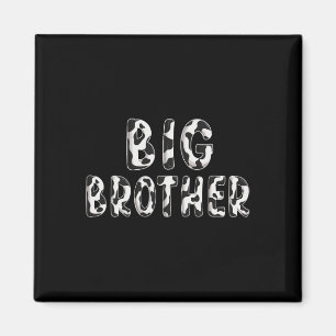Kuh Big Brother Geburtstagsfamilie Matching Väter Magnet