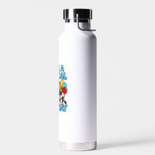 Kuh Birthday Magische Regenbogen Thema Party Cattl Trinkflasche