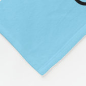 Kuh Blue Polka Dot Personalisiert Boy Fleecedecke (Ecke)