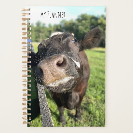 Kuh "Boop" Planner Planer (Vorderseite)
