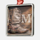 Kuh Boy Boots Spur Count Monogram Initial Ornament (Links)