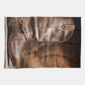 Kuh Boy Boots Spur Country Rope Küche Geschirr Han Küchentuch (Horizontal)