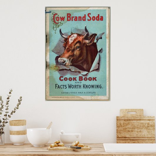 Kuh Brand Soda Poster (Küche)