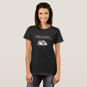 Kuh braucht Kaffeetrinker T-Shirt (Vorne ganz)
