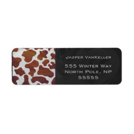 Kuh Braun-Weißes Monogramm