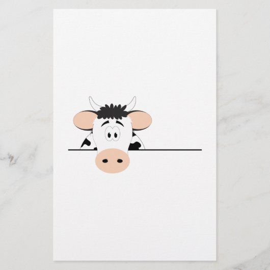 Kuh Briefpapier (Vorderseite)