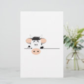 Kuh Briefpapier (Stehend Vorderseite)