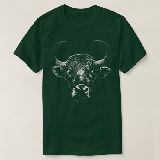 Kuh Bull Beef Bauer spendet Zuchtholzzüchter T-Shirt (Design vorne)