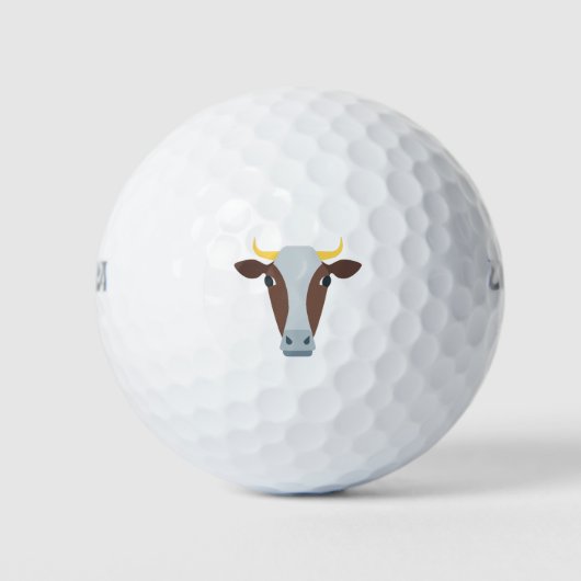 Kuh Bull Head Golfball (Vorderseite)
