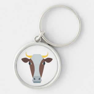 Kuh Bull Head Schlüsselanhänger