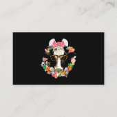 Kuh Bunny Oars Happy Oster Bauer Visitenkarte (Vorderseite)