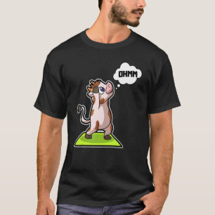 Kuh Calf Yoga Posen Sport Gymnastik Ohm Herzschlag T-Shirt