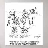 Kuh-Cartoon 3348 Poster (Vorne)