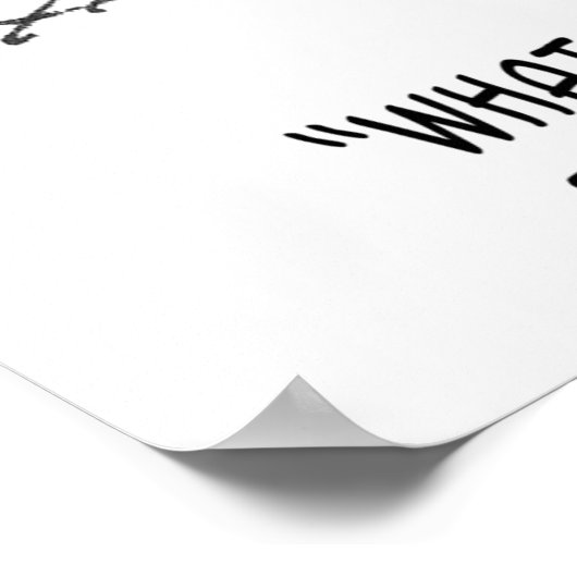 Kuh-Cartoon 3348 Poster (Ecke)