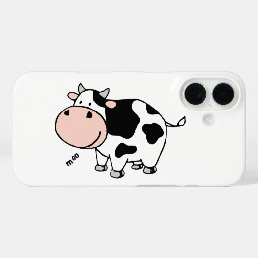 Kuh Case-Mate iPhone Hülle (Rückseite (Horizontal))