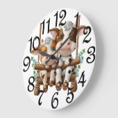 Kuh Couple Große Wanduhr (Winkel)