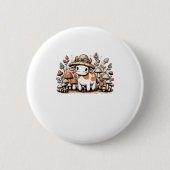 Kuh Cowingcore Pilz Button (Vorderseite)