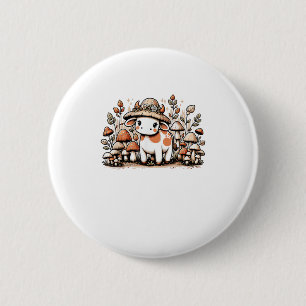 Kuh Cowingcore Pilz Button
