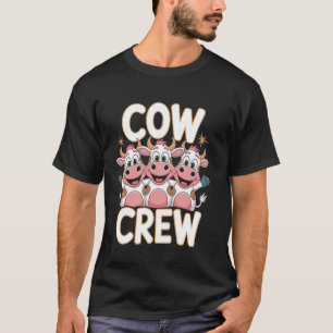 Kuh Crew Kühe Bekleidung Kuhliebhaber-Shirt Kuh T-Shirt
