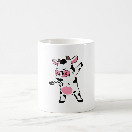 Kuh Dabbing Bauer Dab Tanz Kaffeetasse (Mittel)