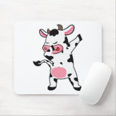 Kuh Dabbing Bauer Dab Tanz Mousepad (Mit Mouse)