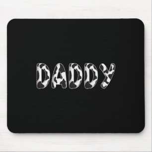 Kuh Daddy Geburtstagsfamilie Matching Vathers Day Mousepad