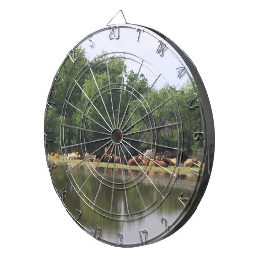 Kuh Dartboard Dartscheibe (Vorderseite rechts)