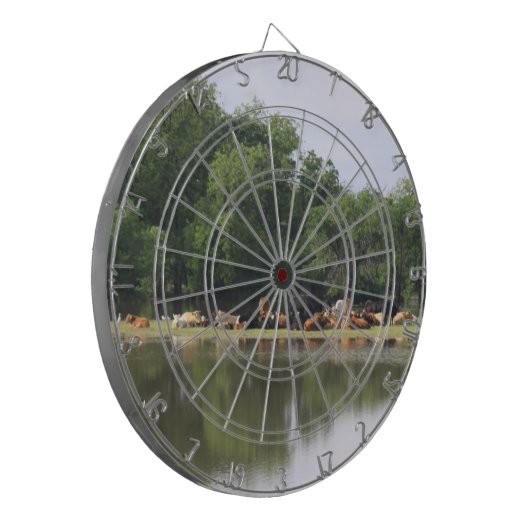 Kuh Dartboard Dartscheibe (Vorderseite Links)