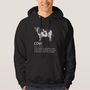 Kuh Definition Milch Milchkühe Bauer Rinder Hoodie