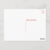 Kuh denken Sie Hallo Miss Sie Farm Bauer Postkarte (Rückseite)