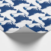 Kuh des Tieres Geschenkpapier (Ecke)