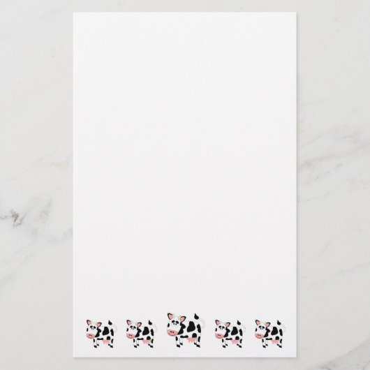Kuh Design Briefpapier (Vorderseite)