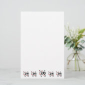 Kuh Design Briefpapier (Stehend Vorderseite)