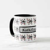 Kuh-Design für Tasse (Vorderseite Links)