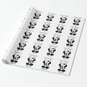 Kuh-Design Geburtstag Geschenkpapier (Ungerollt)
