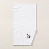 Kuh-Design Monogramm Badhandtuch Set (Handtuch)