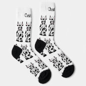 Kuh-Design-Socken Socken (Rechts)
