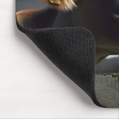 Kuh, die das gesamte Sonnenkollektiv beobachtet Mousepad (Ecke)