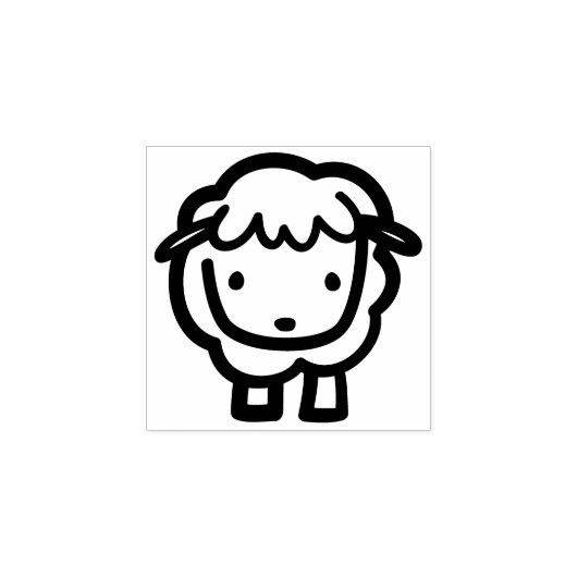 Kuh Doodle Gummi Briefmarke Gummistempel (Prägung)