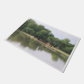 Kuh Doormat Fußmatte (Schrägansicht)