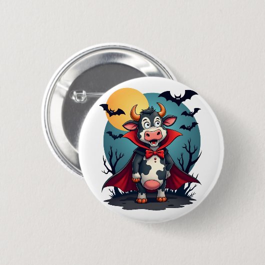 Kuh Dracula Rises Button (Vorne & Hinten)