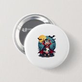 Kuh Dracula Rises Button (Vorne & Hinten)