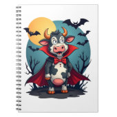 Kuh Dracula Rises Notizblock (Vorderseite)