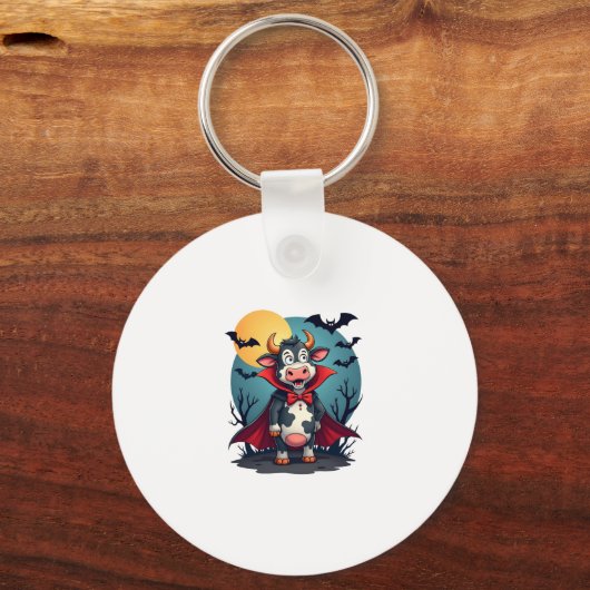 Kuh Dracula Rises Schlüsselanhänger (Vorderseite)