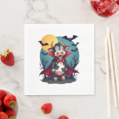 Kuh Dracula Rises Serviette (Beispiel)